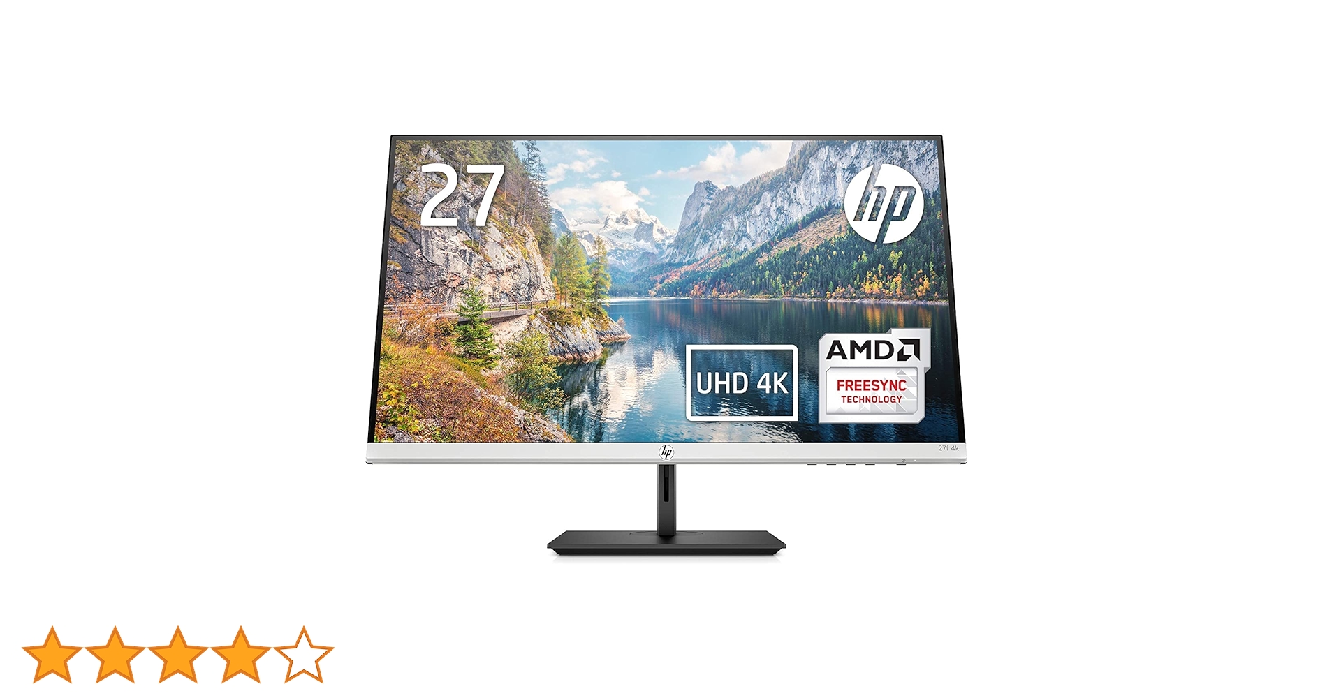 Amazon.co.jp: HP モニター 27インチ 4K ディスプレイ 解像度3840x2160